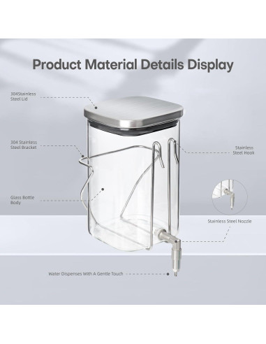 Botella de Agua para Mascotas HardcorePet 350ml Acero Inoxidable