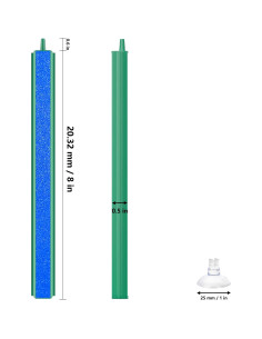 Juego de difusores de burbujas Sankoly 20.32 cm para acuario 2