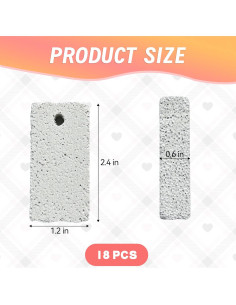 18 Juguetes de Masticar para Mascotas HZJPIN - Piedra Lava Natural 2