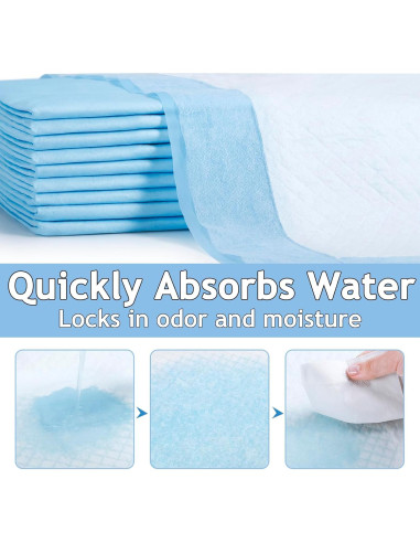 30 Almohadillas Desechables Incontinencia 60x90 cm Erinnmy