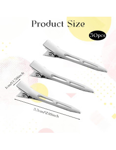 Clips de Metal en Forma de Pato Giantree 30 Piezas 5.5cm 2