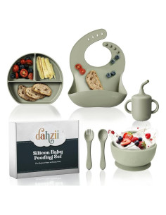 Juego de Alimentación para Bebés Dahzii 6 Piezas Antideslizante