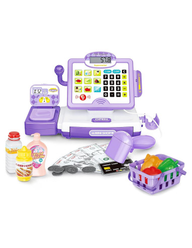 Caja Registradora Juguete Five Star Toys 57 Piezas Educativa