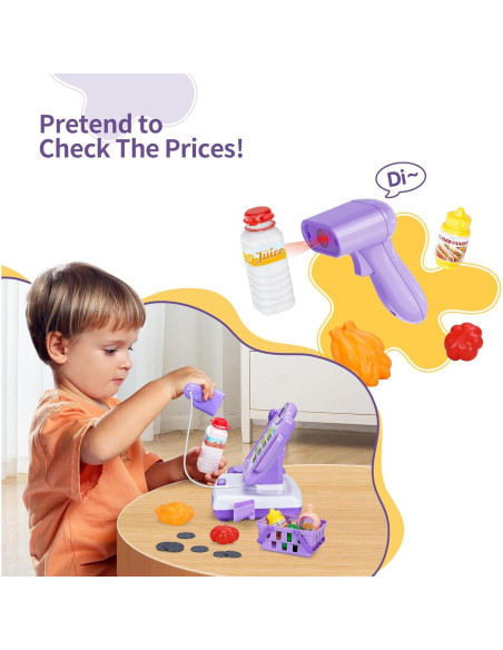 Caja Registradora Juguete Five Star Toys 57 Piezas Educativa