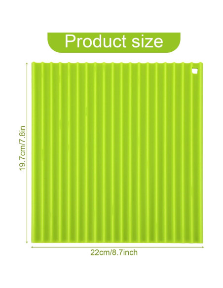 Estera de Sushi de Silicona HJZHII Antiadherente 21.8x19.8 cm