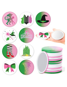 Set de 36 Espejos Compactos Laffact - Diseño Mágico de Bruja