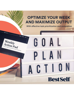 Planificador de Tareas Diarias BestSelf Co. 52 Semanas 17.78x29.85cm 2