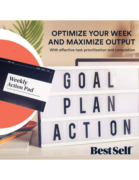 Planificador de Tareas Diarias BestSelf Co. 52 Semanas 17.78x29.85cm