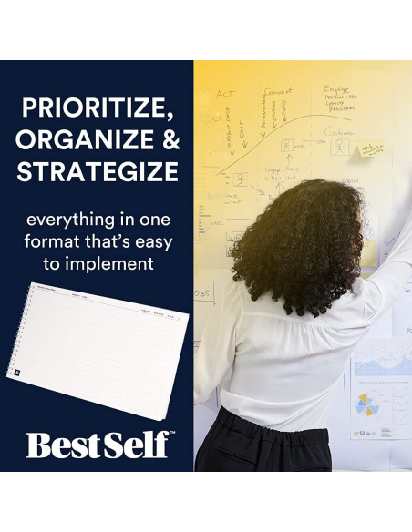 Planificador de Tareas Diarias BestSelf Co. 52 Semanas 17.78x29.85cm