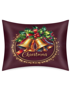 Funda de Almohada de Satén Cemfyzoch Estándar 51x66cm Navidad