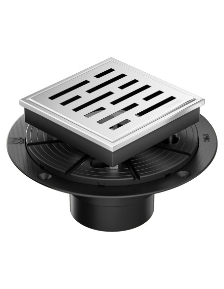 Desagüe de Ducha Cuadrado Neodrain 10x10 cm Acero Inoxidable