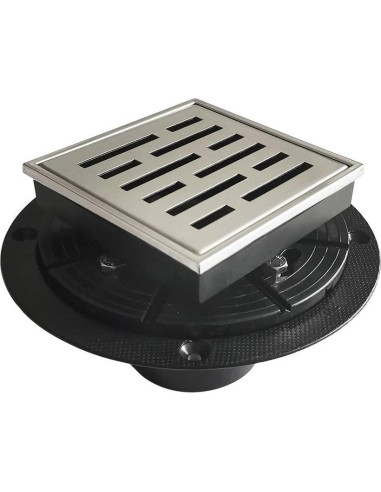 Desagüe de Ducha Cuadrado Neodrain 10x10 cm Acero Inoxidable