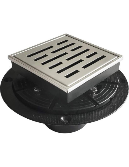 Desagüe de Ducha Cuadrado Neodrain 10x10 cm Acero Inoxidable