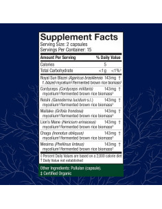 Suplemento de Hongos Host Defense Stamets 7 - 30 Cápsulas 2