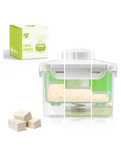Prensa de Tofu Ajustable LEPCY para Tofu Firme 226-454 g