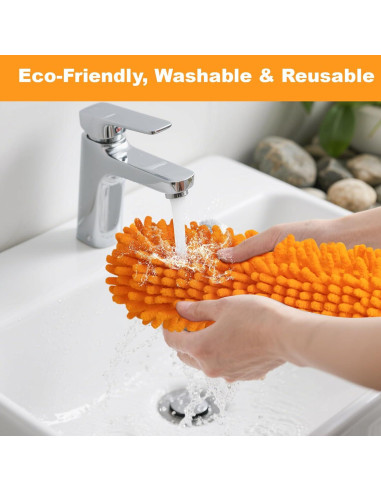 Duster de Microfibra Bryquelin 40.64 cm Mango Largo Lavable