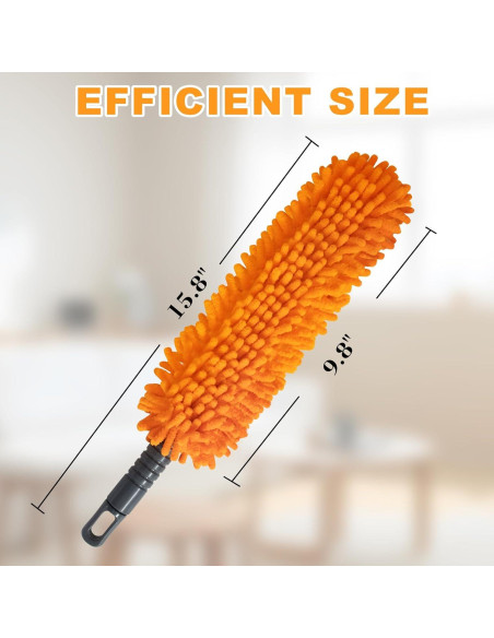 Duster de Microfibra Bryquelin 40.64 cm Mango Largo Lavable