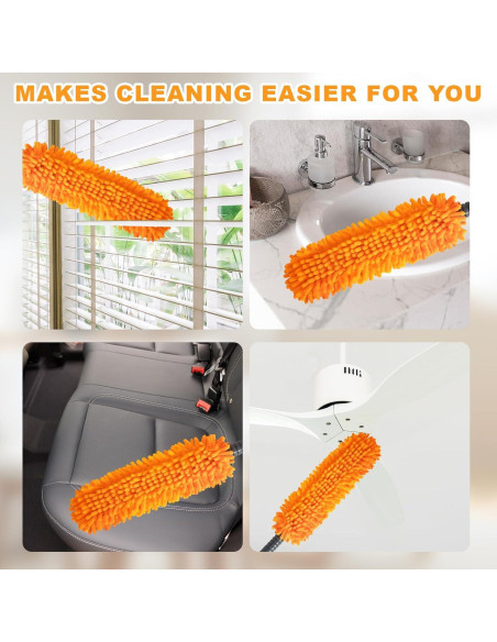 Duster de Microfibra Bryquelin 40.64 cm Mango Largo Lavable