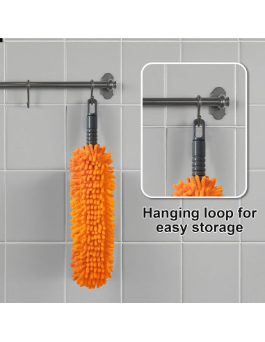 Duster de Microfibra Bryquelin 40.64 cm Mango Largo Lavable