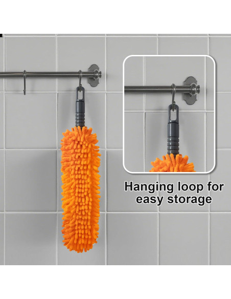 Duster de Microfibra Bryquelin 40.64 cm Mango Largo Lavable