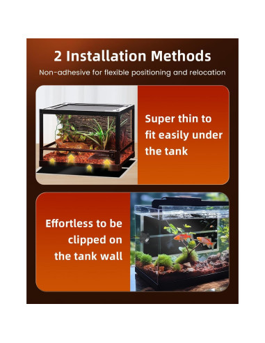 Alfombrilla Térmica 7W GlowUp para Reptiles y Anfibios