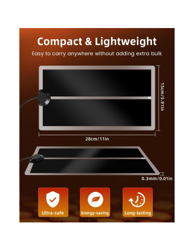 Alfombrilla Térmica 7W GlowUp para Reptiles y Anfibios