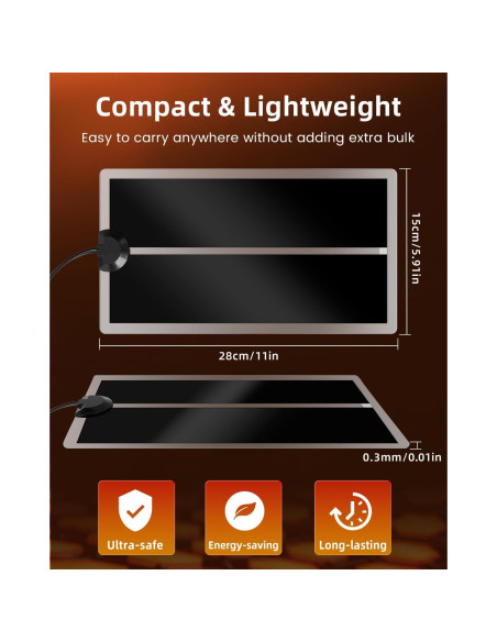 Alfombrilla Térmica 7W GlowUp para Reptiles y Anfibios