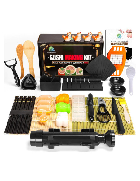 Kit de Hacer Sushi FUNGYAND 32 en 1 - Bazooka, Moldes y Más