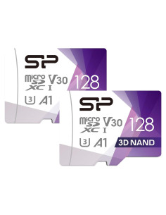 Silicon Power 2 Tarjetas Micro SD 128GB U3 Alta Velocidad