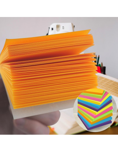 Notas Adhesivas OHOME 3x3 cm - 12 Blocs Coloridos 480 Hojas