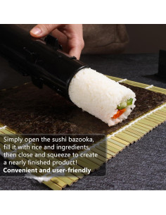 Kit de Hacer Sushi FUNGYAND 32 en 1 - Bazooka, Moldes y Más 2