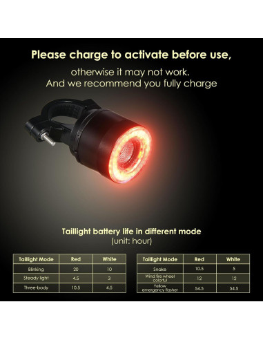 Luz Trasera Inteligente Dali Energy Cat 200 Lúmenes IP66