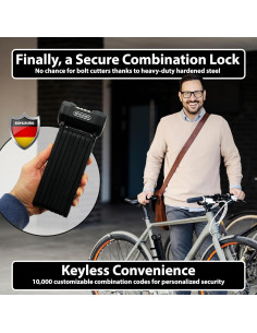 Candado Plegable KOHLBURG Florence 109 cm Alta Seguridad 2