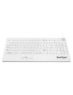 Teclado Lavable Industrial WetKeys KBSTRC105SPi-W USB Blanco