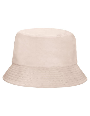 Sombrero de Cubo Unisex Rosoz Beige Plegable UV 50+