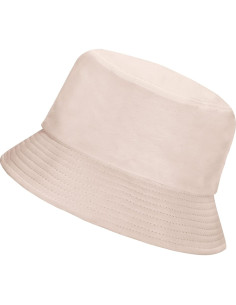 Sombrero de Cubo Unisex Rosoz Beige Plegable UV 50+ 2