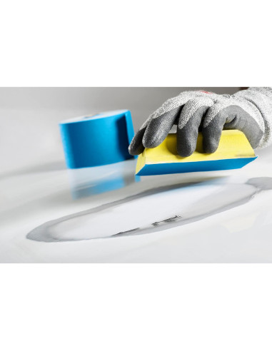 Rollo de Hojas Abrasivas 3M Stikit Azul 240 Grano 7 cm x 27 m