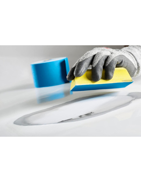 Rollo de Hojas Abrasivas 3M Stikit Azul 240 Grano 7 cm x 27 m