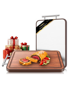 Tabla de Cortar Doble Cara Labeta 41.4x27.9 cm Acero Inoxidable