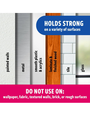 Ganchos Mixtos Command Aloe - 9 Ganchos Adhesivos Sin Daños