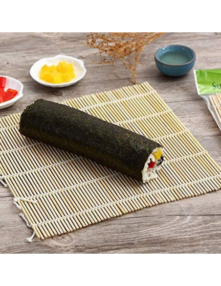 Juego de 2 Esteras de Bambú JapanBargain para Sushi 26.67 cm