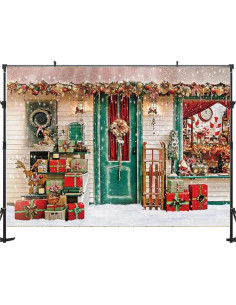 Fondo Fotográfico Navideño Vinilo 2.13m x 1.52m GUANJIONG 2