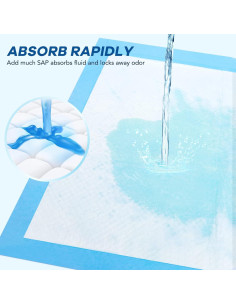 Paquete de 50 almohadillas desechables para bebés 33x46cm 2