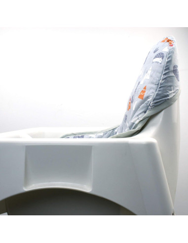 Cubierta Acolchada ZARPMA para Trona Antilop IKEA - Bosque Gris