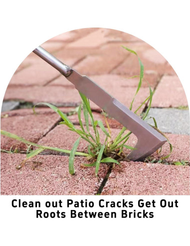 Juego de Herramientas de Jardín PDETVEO 2 Piezas Acero Inoxidable