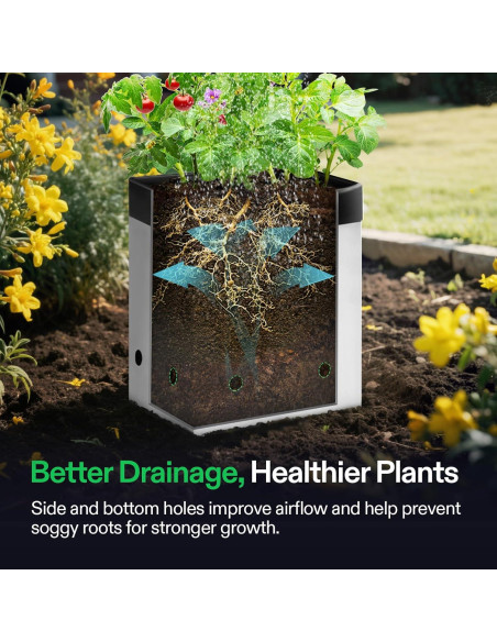 Bolsas de Cultivo VIVOSUN 50-Pack 7.57 L para Plantas