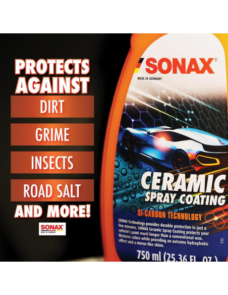 Recubrimiento Cerámico en Spray SONAX 750ml - Brillo y Protección