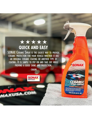 Recubrimiento Cerámico en Spray SONAX 750ml - Brillo y Protección