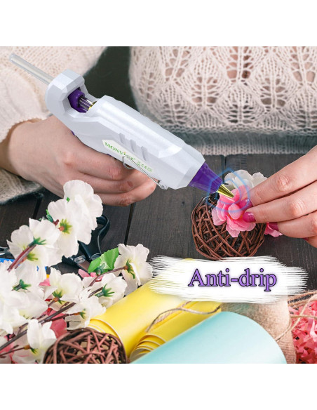 Pistola de Pegamento Caliente MONVICT 60/100W con 15 Barras