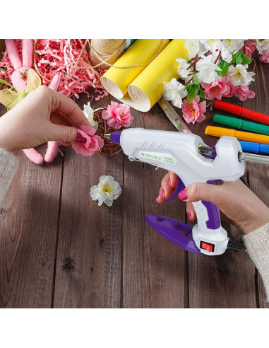 Pistola de Pegamento Caliente MONVICT 60/100W con 15 Barras